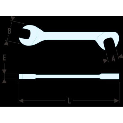 Bild von Facom, Schraubenschlüssel, Doppelmaulschlüssel (12 mm)