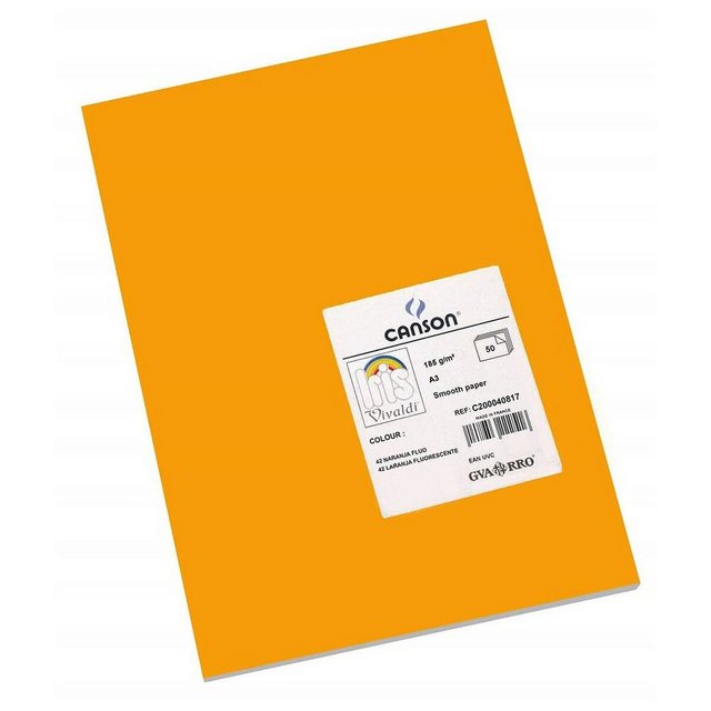 Bild von IRIS Papierkarton, Pappe Iris Fluor Orange