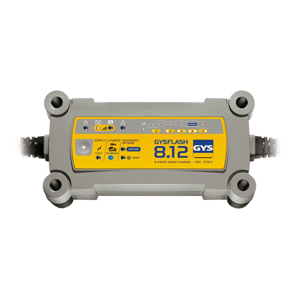 Bild von GYS Ladegerät Autobatterie-Ladegerät (Ladungserhaltung, Ladeüberwachung, Start/Stopp geeignet, Auffrischen)