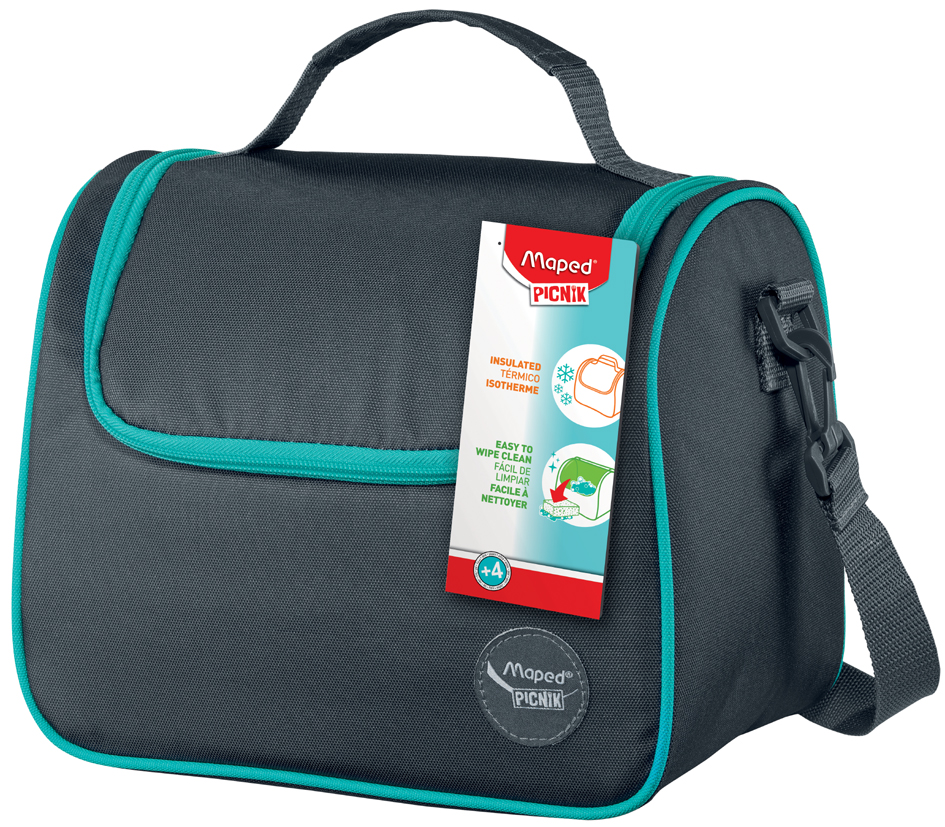 Bild von Maped PICNIK Lunch-Tasche ORIGINS mit Schultergurt, grau