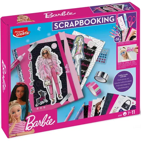 Bild von Maped Barbie Scrapbooking Malset farbsortiert, 1 Set