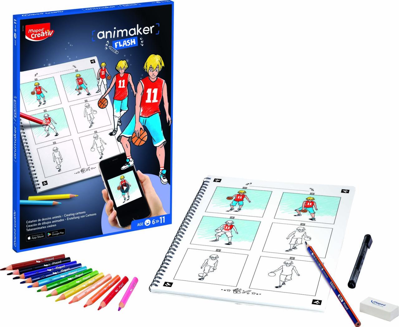 Bild von Maped® Creativ Malset Comic-Gestalter action Mehrfarbig