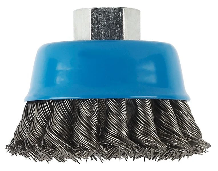 Bild von Bosch Accessories Bosch Professional 1x Topfbürste (Ø 90 mm, M14, 0.5mm, Gezopfter Stahldraht, Zubehör Winkelschleifer)