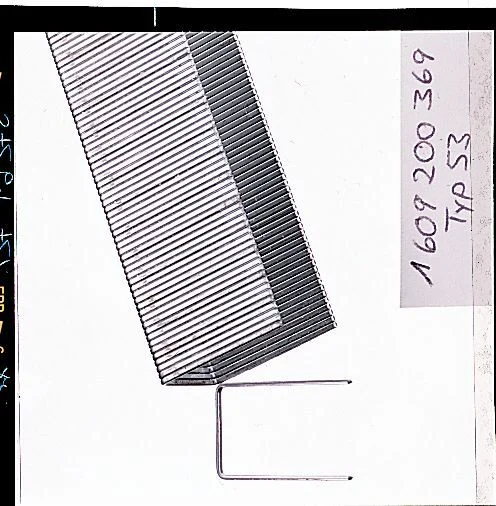 Bild von Bosch Accessories Professional 1000x Schmalrückenklammer Typ 55 (Textilien, Karton, Folien, 6 x 1.08 x 16 mm, Zubehör Tacker)