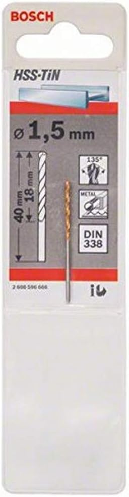 Bild von Bosch Accessories 2608596681 HSS Metall-Spiralbohrer 3mm Gesamtlänge 61mm TiN DIN 338 Zylinderschaf