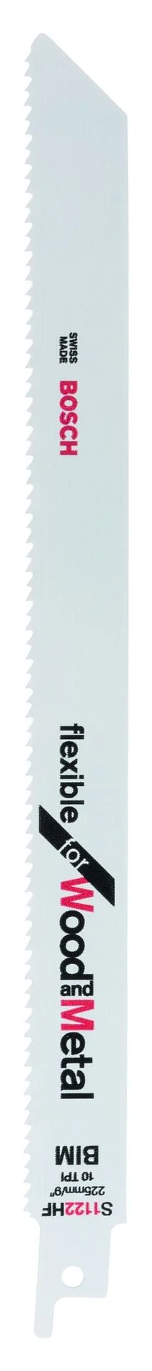 Bild von BOSCH Säbelsägeblatt (2 Stück), S 1122 HF Flexible for Wood and Metal - 2er-Pack
