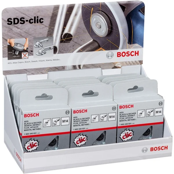 Bild von Bosch Accessories 2607019033 Schnellspannmutter SDS clic, 15 Stück