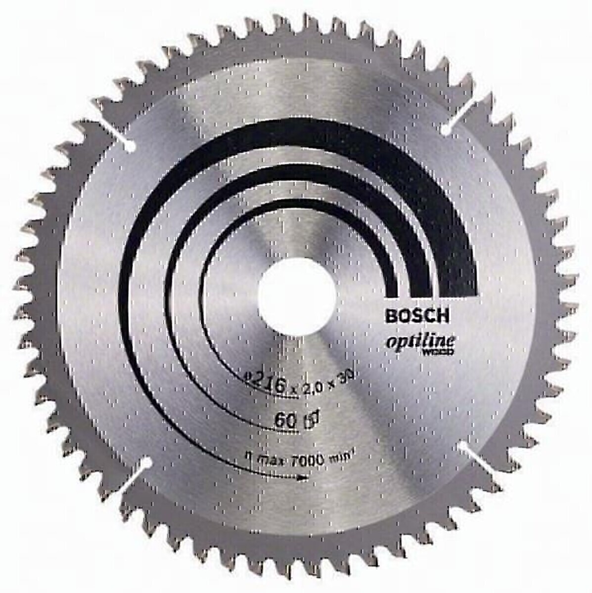 Bild von Bosch Accessories Kreissägeblatt Bosch Accessories Optiline 2608640433 Hartmetall Kreissägeblatt 216 x