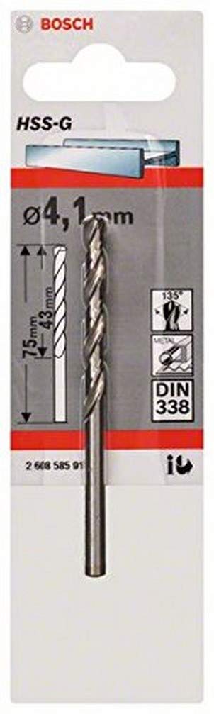 Bild von Bosch Accessories 2608585931 HSS Metall-Spiralbohrer 7.8mm Gesamtlänge 117mm geschliffen DIN 338 Zy