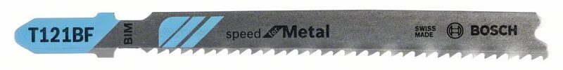 Bild von Bosch 25x Stichsägeblatt T 121 BF Speed for Metal (für Stahlbleche, Professional Zubehör Stichsäge)