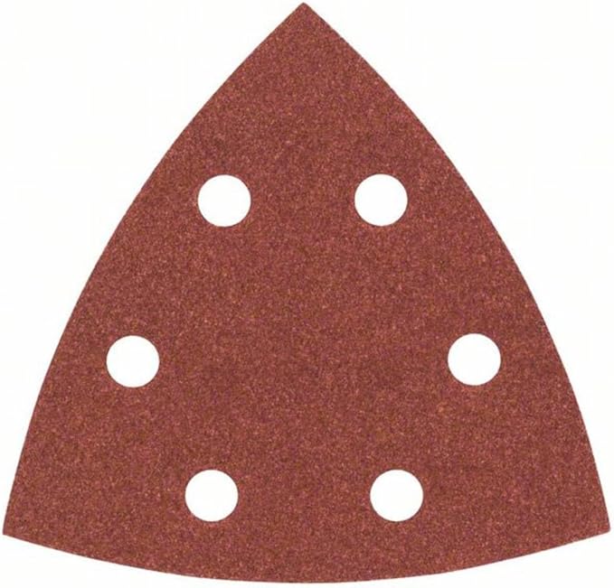Bild von Bosch Home and Garden DIY 25tlg. Schleifblatt-Set verschiedene Materialien für Deltaschleifer (Körnung 180, 6 Löcher), 2607017109