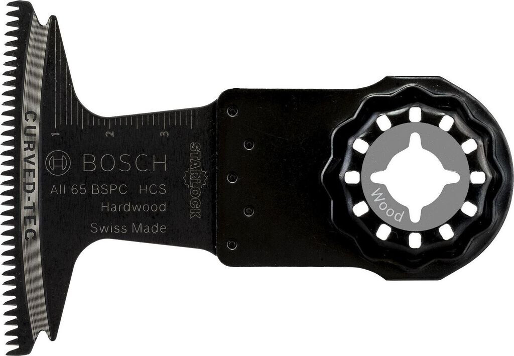 Bild von Bosch 1x HCS Tauchsägeblatt AII 65 BSPC Hard Wood (Hartholz, Massivholz, 40 x 65 mm, Zubehör für Multifunktionswerkzeug)