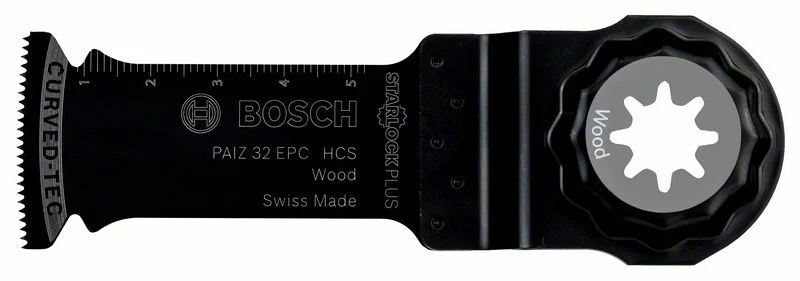 Bild von Bosch PAIZ 32 EPC - Tauchsägenschneidblatt - für Holz, Weichholz - Starlock Plus - Länge: 60 mm - Breite: 32 mm (2608662561)