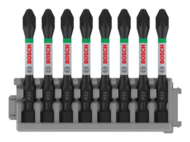 Bild von Bosch 8x PRO Pozidriv Impact Bit (170 x 120 mm, Professional Zubehör Schraubendreher, Schraubendreher)