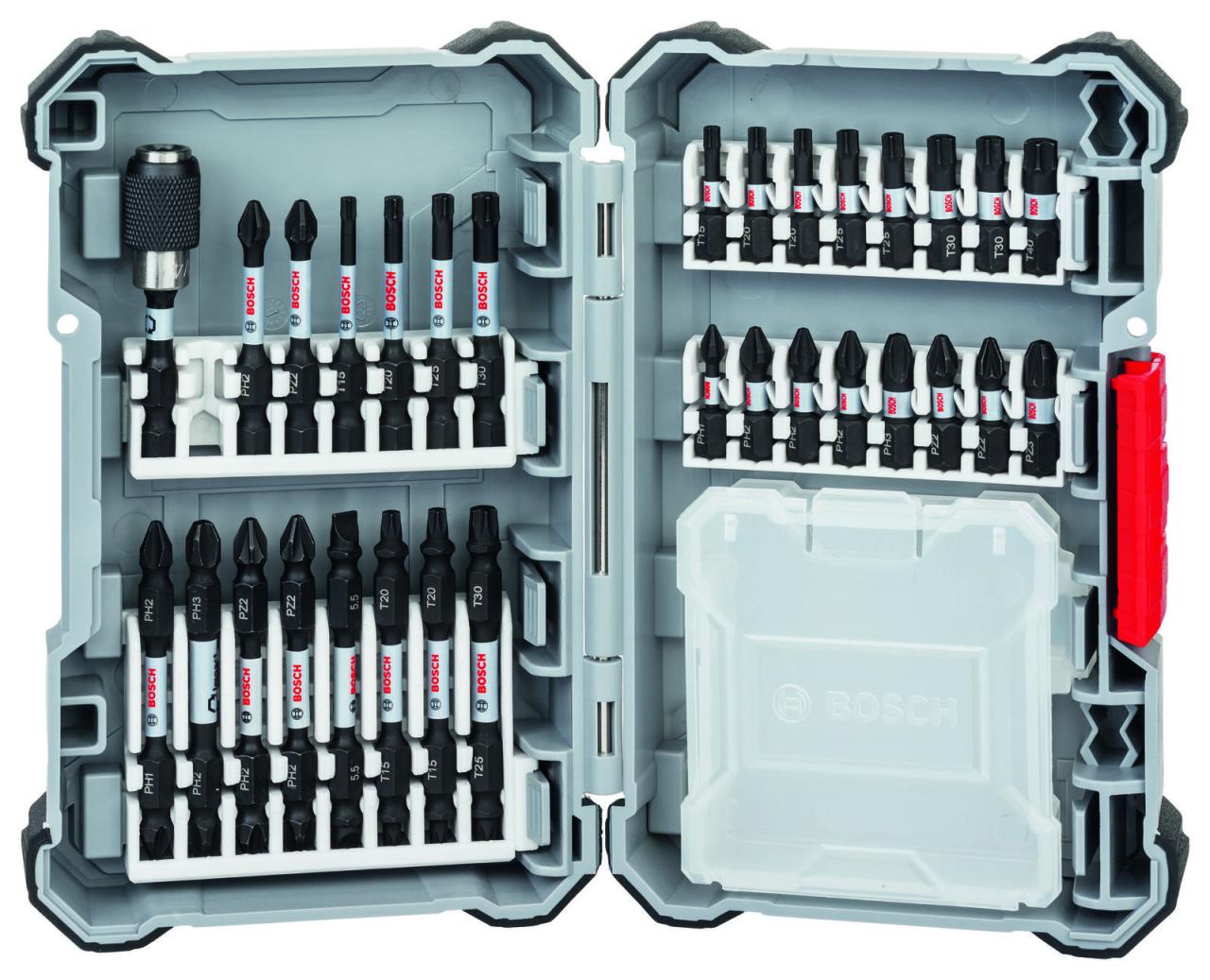 Bild von Bosch Accessories 2608522366 Bit-Set 31teilig Kreuzschlitz Phillips, Kreuzschlitz Pozidriv, T-Profil