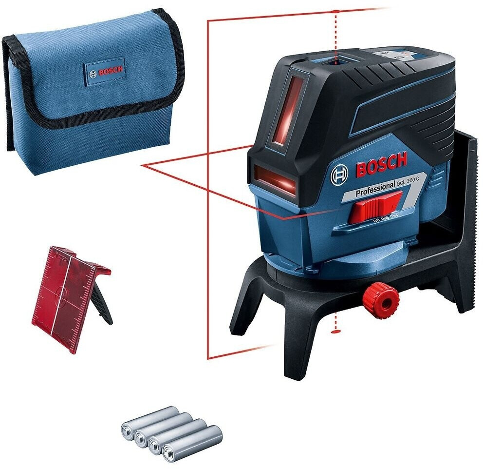 Bild von Bosch Professional GCL2-50C+ RM 2 Punkt und Linienlaser selbstnivellierend, inkl. Tasche Reichweite