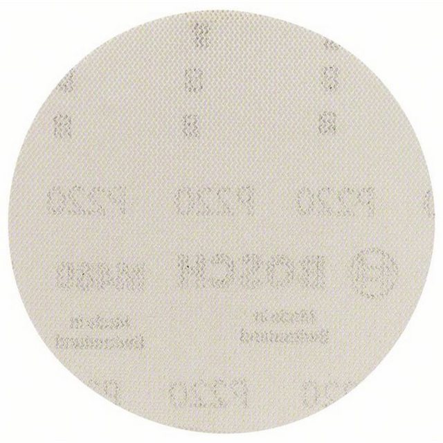 Bild von Bosch Professional 5 Stück Schleifblatt M480 Best for Wood and Paint (Holz und Farbe, Körnung P220, Zubehör Exzenterschleifer) Beige 115 mm x 5