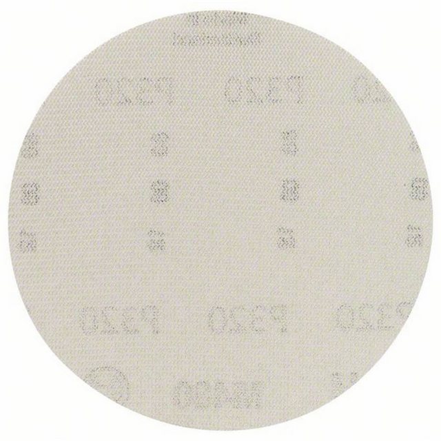 Bild von Bosch Professional 5 Stück Schleifblatt M480 Best for Wood and Paint (Holz und Farbe, Ø 115 mm, Körnung P320, Zubehör Exzenterschleifer), 2608621142, Beige