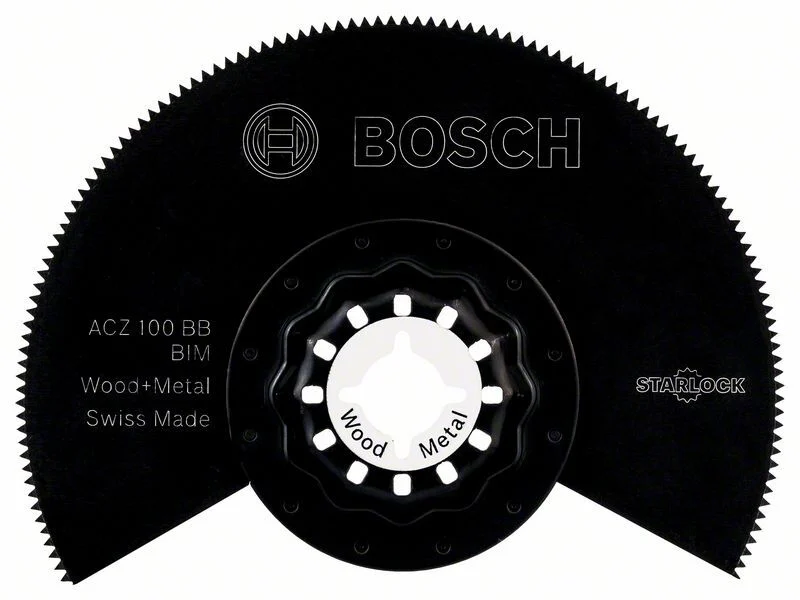Bild von Bosch Professional 10x Segmentsägeblatt ACZ 100 BB (für Holz und Metall, 100 mm, Zubehör Multifunktionswerkzeug)