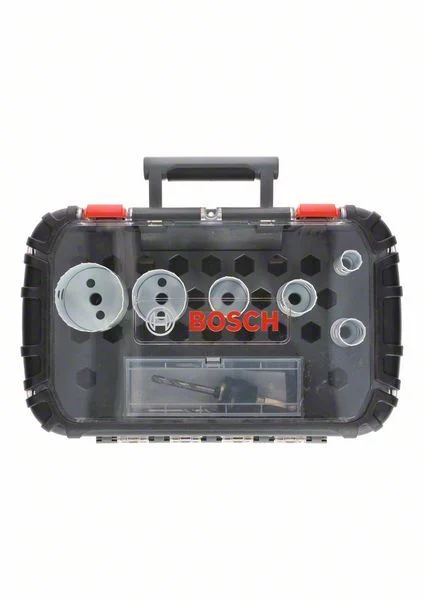 Bild von Bosch Progressor for Wood and Metal - Lochsägenset - für Holz, Metall - 9 Stücke - 25 mm, 32 mm, 20 mm, 38 mm, 51 mm, 64 mm