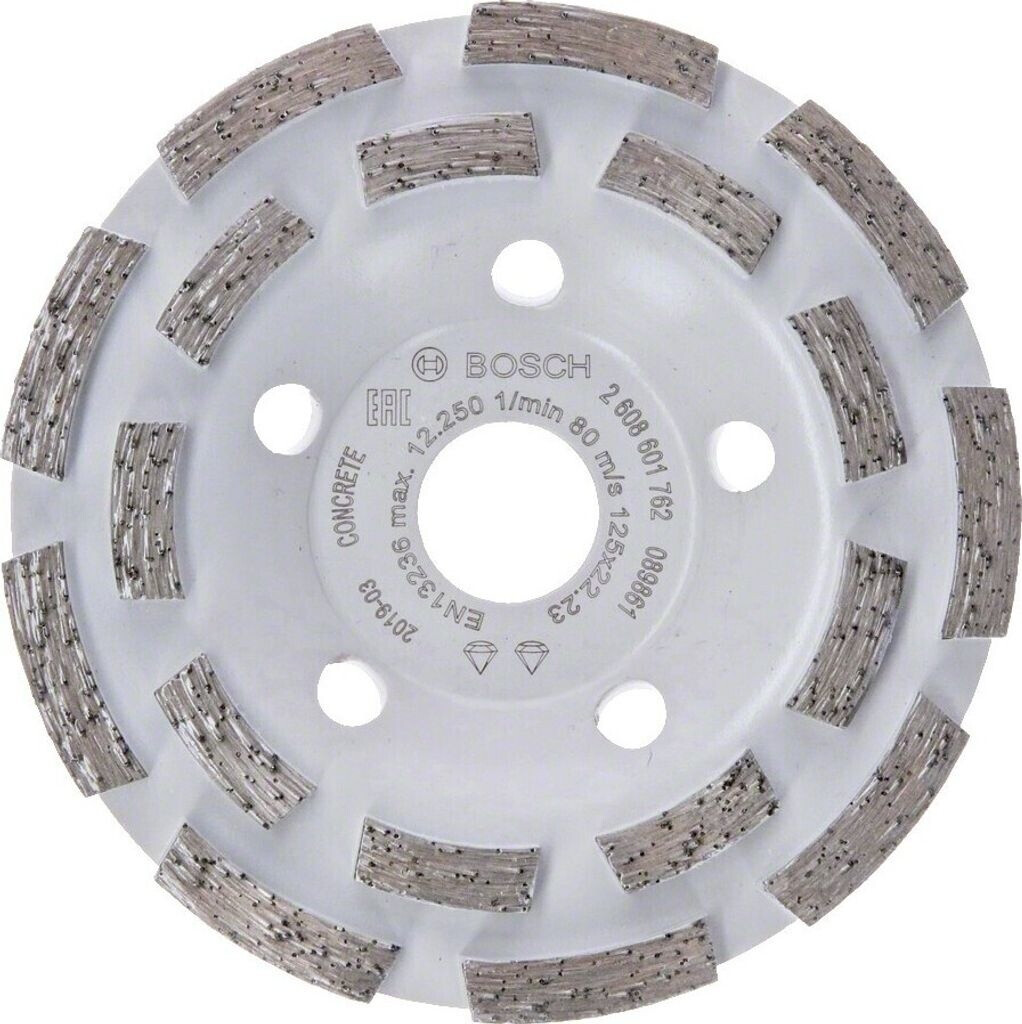 Bild von Bosch Professional 2608601762 Diamantschleifscheibe Expert für Winkelschleifer (für Beton, Schleifscheiben-ø: 125, Bohrungs-ø: 22,23 mm, Zubehör für Betonschleifer)