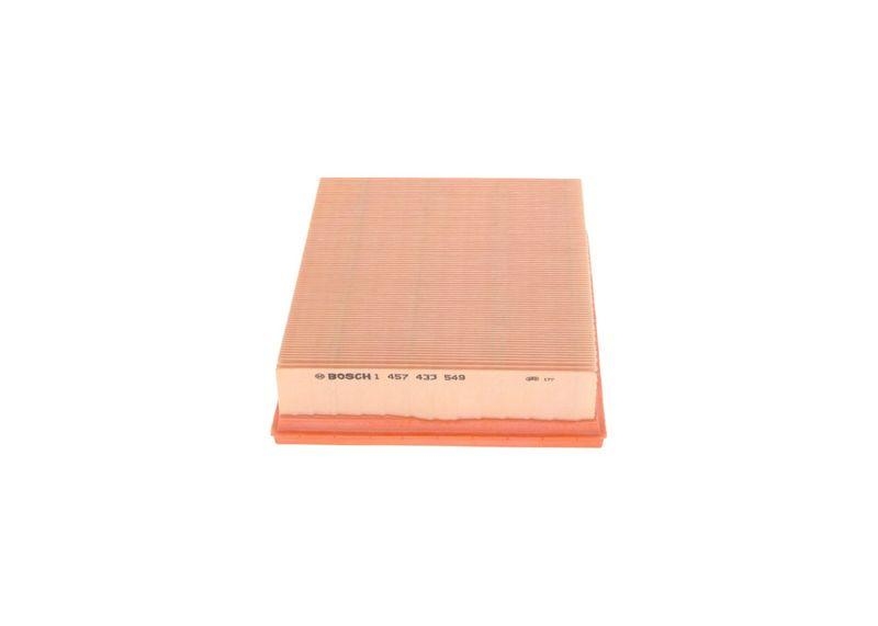 Bild von BOSCH Luftfilter Filtereinsatz 1 457 433 549 Motorluftfilter,Filter für Luft LAND ROVER,Defender SUV (L316),Freelander SUV (L314),Discovery II (L318)