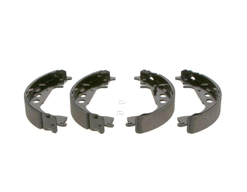 Bild von BOSCH 0 986 487 589 Bremsbacken Trommelbremsbacken, Bremsbackensatz 200 32 TOYOTA: Corolla IX Station Wagon, Corolla IX Hatchback, Yaris I Hatchback