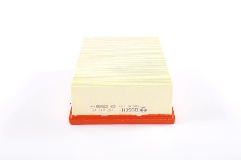 Bild von BOSCH 1 457 433 150 Luftfilter Motorluftfilter, Filter für Luft 68 169 245 Filtereinsatz PEUGEOT: 307 Hatchback, 307 SW, CITROËN: C4 I Hatchback