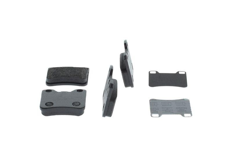 Bild von BOSCH Bremsbelagsatz mit Montageanleitung 0 986 424 411 Bremsbeläge,Bremsklötze PEUGEOT,CITROËN,106 II Schrägheck (1A_, 1C_),106 I (1A, 1C)