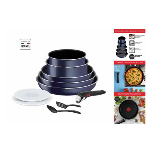 Bild von Tefal 10-tlg. Kochgeschirr-Set Ingenio Easy Cook N Clean (L1579102)
