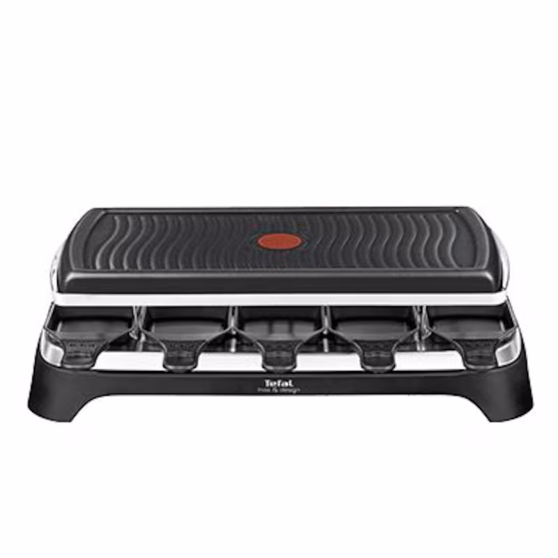Bild von Tefal RE4588 Raclette-Grill für 10 Personen 1350W schwarz/edelstahl