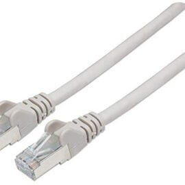 Bild von Patchkabel RJ45 S/FTP Cat6 LSOH grau (30m) Hebelschutz