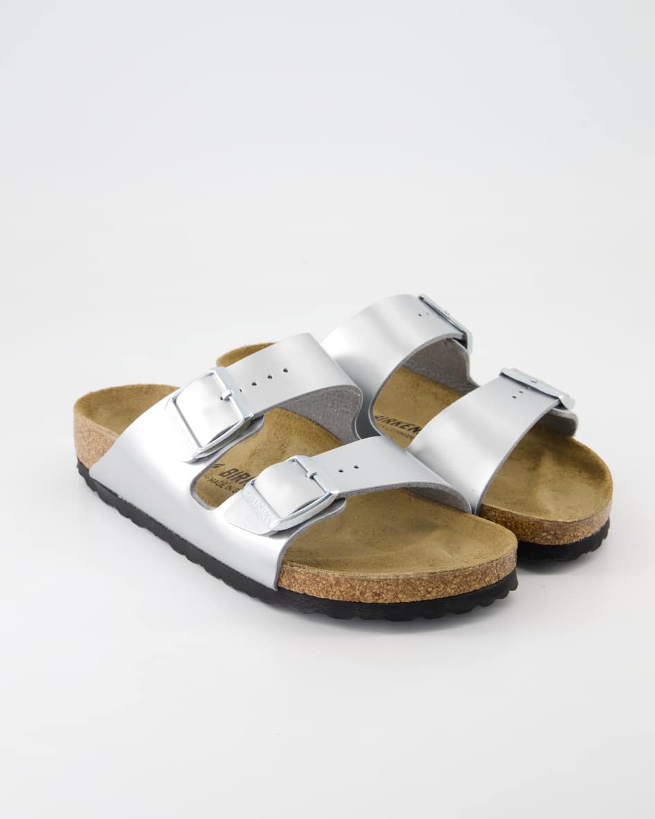 Bild von Birkenstock Schuhe - Arizona Kids Birko-Flor (Silber, Gr. 32)