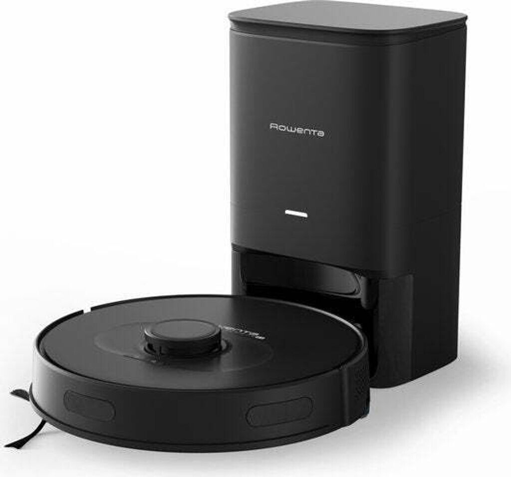 Bild von Rowenta RR8585 X-Plorer Serie 75+ 4-in-1 Wisch- & Saugroboter | Absaugstation | Laser-Navigationssystem | 3 Reinigungsmodi | 120 Min. Laufzeit | 4 Std. Ladezeit | 0,26 L Staubbehälter | Schwarz