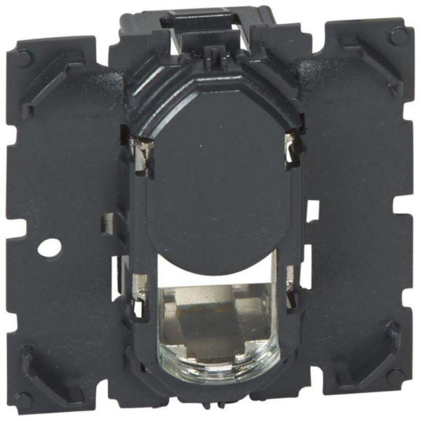 Bild von Legrand CELIANE Computer einfarbig schwarz RJ45 STP Cat.6 (067346) (CAT6, 6 m), Netzwerkkabel