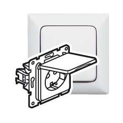 Bild von Legrand, Steckdose, CREO Schuko Kombi 776224 21 Uw Kindersch. + Klappdeckel