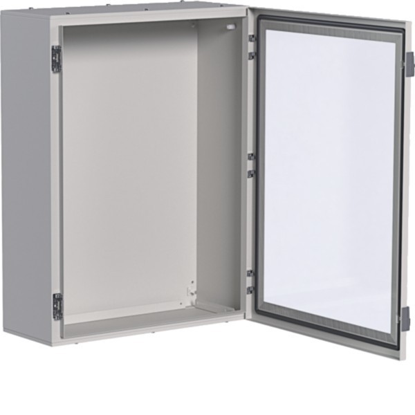 Bild von Hager HAG FL173A Orion Schrank SKI 800x600x250 KlarsichttÃ¼r, Elektronikzubehör + Gehäuse, Grau