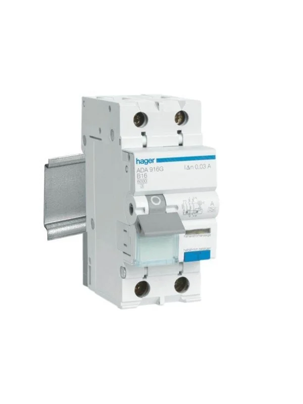 Bild von Hager Rcbo 1p+n 6ka b-13a 30ma a