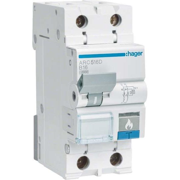 Bild von Hager ARC556D Brandschutzschalter 2polig 10A 230V
