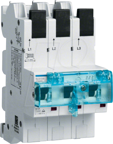 Bild von Hager HTS340E. Anzahl der Pole: 3P. AC Eingangsspannung: 230-400 V, Nominale Stromabgabe: 40 A (HTS340E)