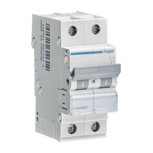 Bild von Hager MCN232 Leitungsschutzschalter 2polig 32A 400V im detaillierten Check