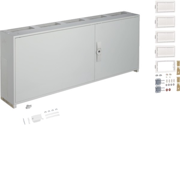 Bild von Hager Sockelschrank 1300 x 500 x 205 Stahl Reinweiß (RAL 9010) 1St.