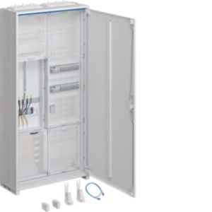 Bild von Hager, Verteilerschrank Zubehör, HAG ZB323T15B Komplettschrank univ.Z SKII 5rh IP44 1100x550x205mm