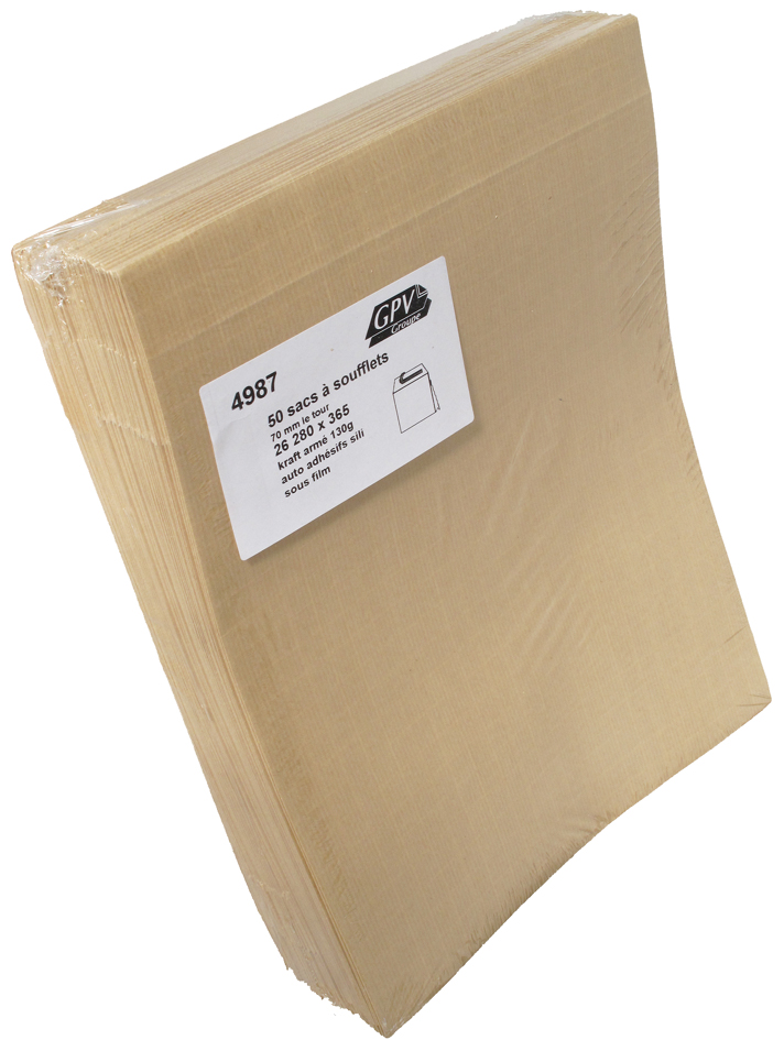 Bild von GPV Faltenversandtaschen C4, 229 x 324 mm, ohne Fenster