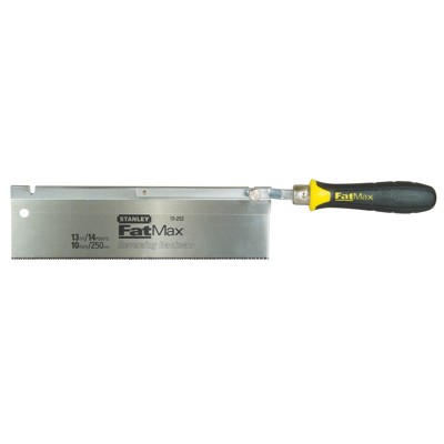 Bild von Stanley FatMax Feinsäge (umlegbar, extra breites Blatt, Rücken stahlverstärkt, ergonomischer Handgriff) 0-15-252