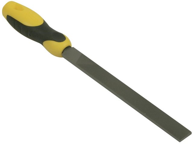 Bild von Stanley Ansatzfeile, Hieb 3 (200 mm Klingenlänge, Karbon-Stahl, ergonomischer Handgriff, Griffaussparung) 0-22-499