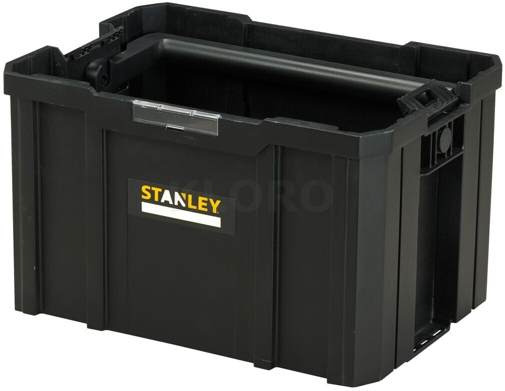Bild von Stanley FatMax Werkzeugtrage / Werkzeugbox TSTAK, zum Verstauen und Transportieren von Werkzeug, mit ergonomischen und klappbaren Handgriff, geräumige und leicht zugängliche Konstruktion, FMST1-75794