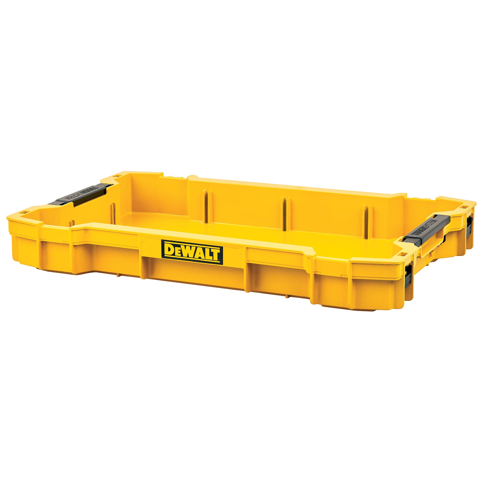 Bild von Dewalt ToughSystem 2.0 flache Trage DWST83407-1 (internes Ablagesystem angepasst an die ToughSystem Boxen, für effiziente Organisation, stapelbar, mit Seitengriffen, bis ca. 5kg belastbar)
