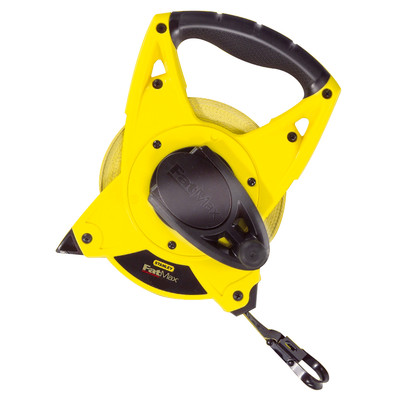 Bild von Stanley FatMax Rahmenbandmaß Fiberglas (60 m Länge, 19 mm Breite, beweglicher Endhaken, Genauigkeitsklasse III) 2-34-824
