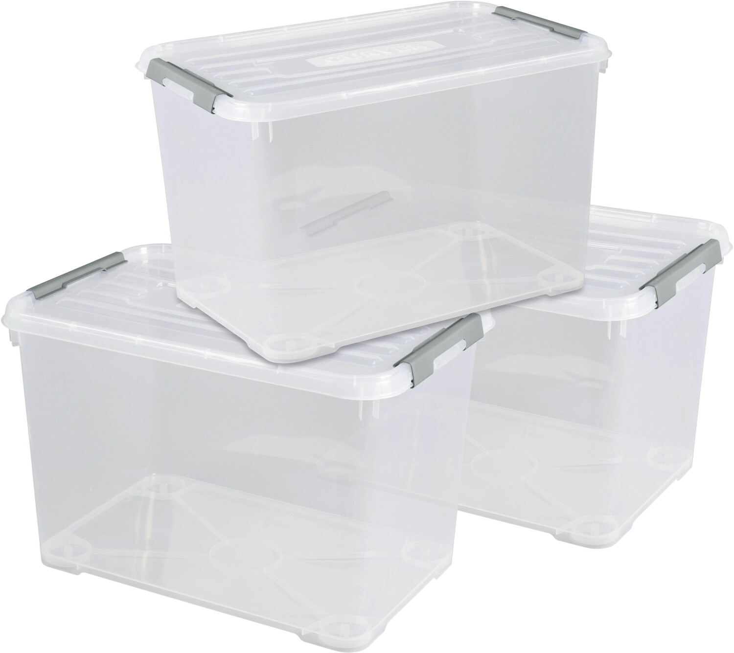 Bild von Curver 240682 Kunststoffbox HANDY geschlossen, stapelbar (B x H x T) 400 x 390 x 600mm Transparent 3